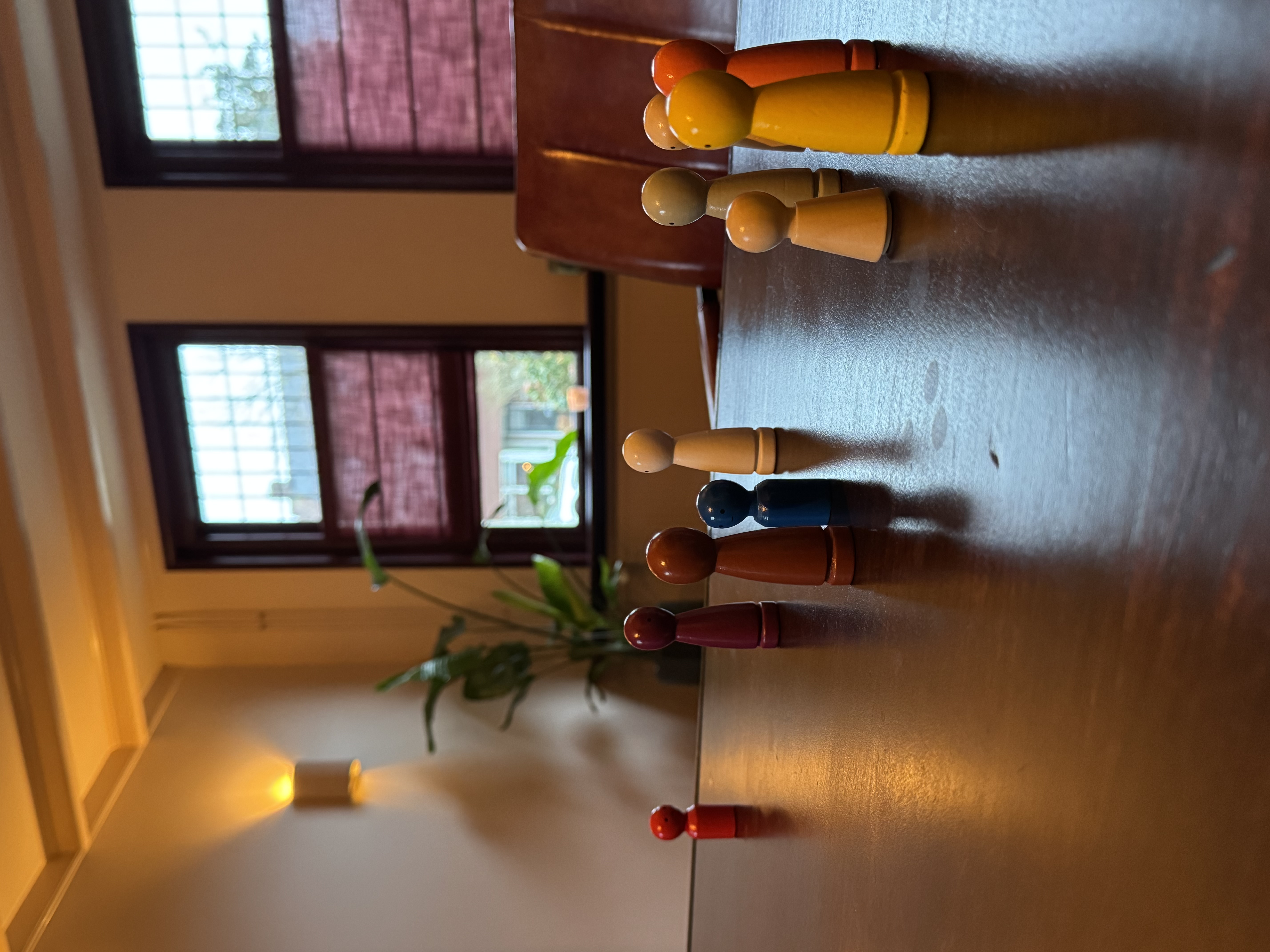 Individuele familieopstelling met poppetjes